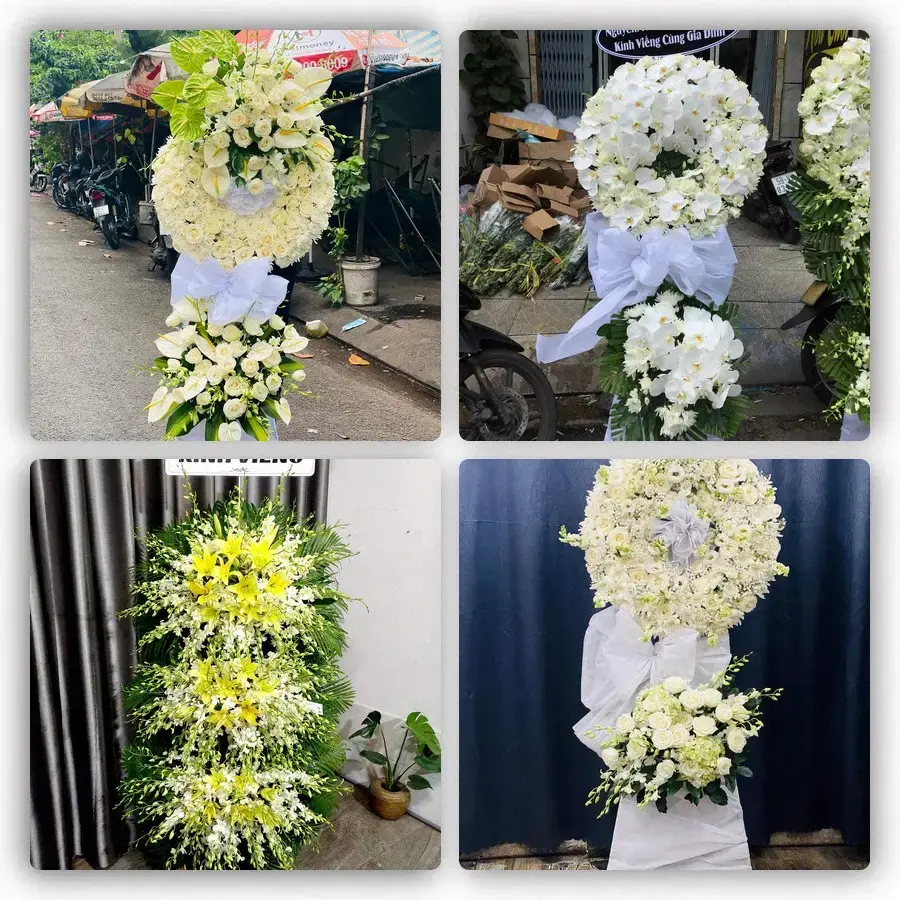 Bốn mẫu hoa đám tang Mường Chà