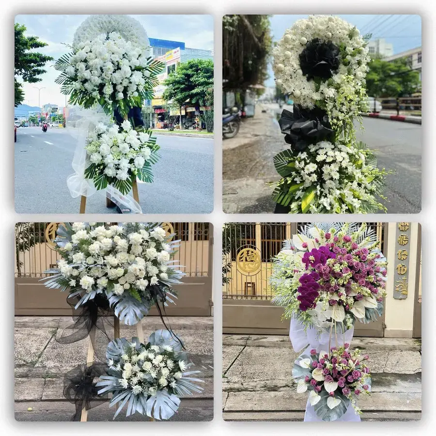 Bốn mẫu hoa đám tang Mỹ An