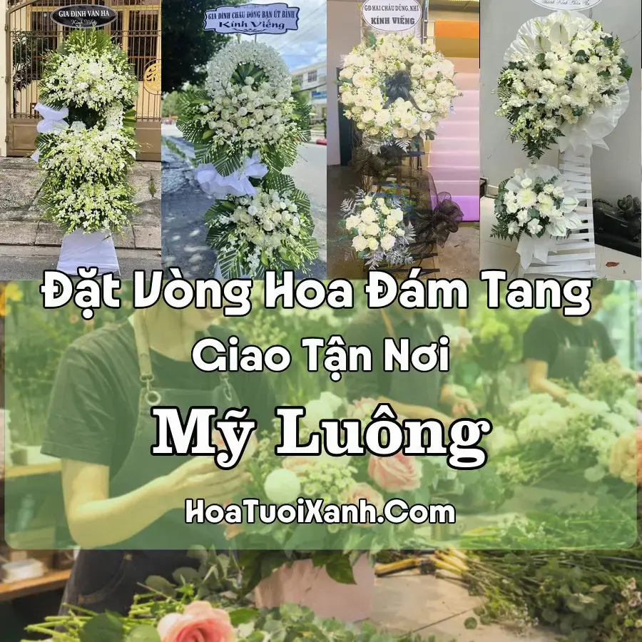 Hoa đám tang Mỹ Luông