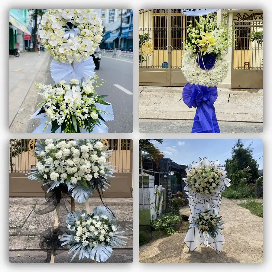 Bốn mẫu hoa đám tang Na Hang