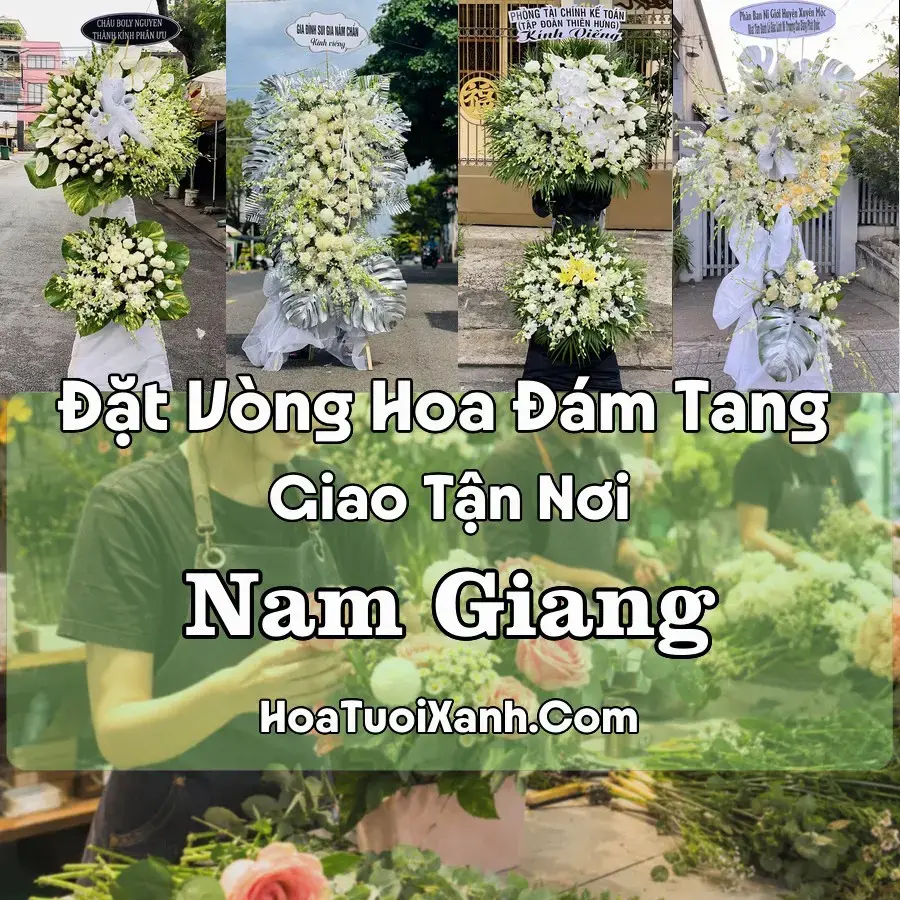 Hoa Đám Tang Nam Giang (Xã Nam Trực, Ninh Bình mới)