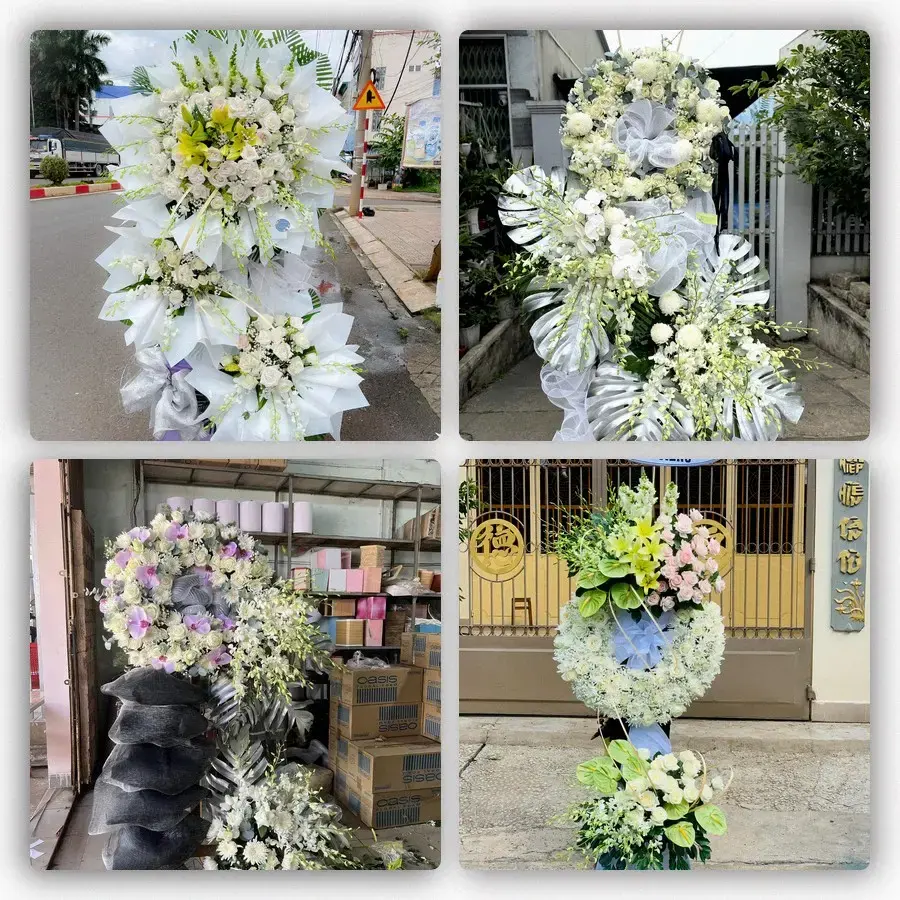Bốn mẫu hoa đám tang Ngô Mây