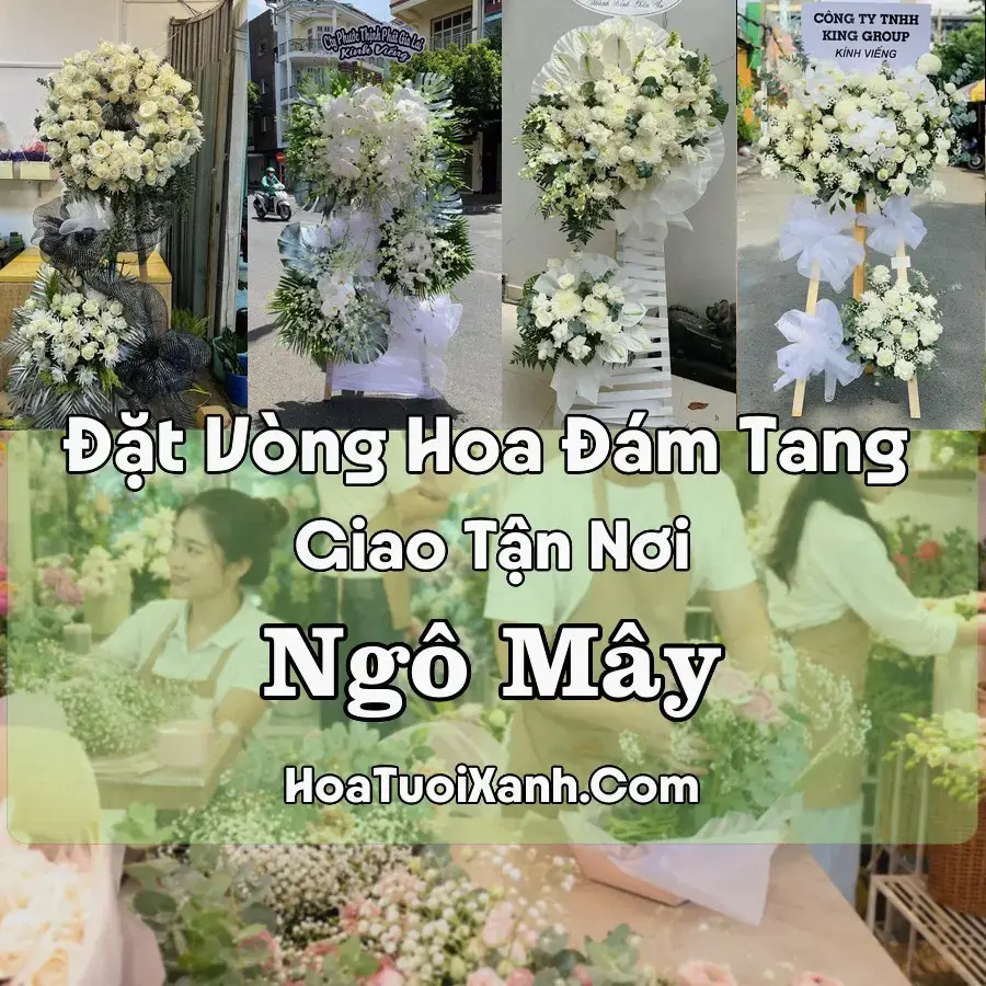 Hoa đám tang Ngô Mây