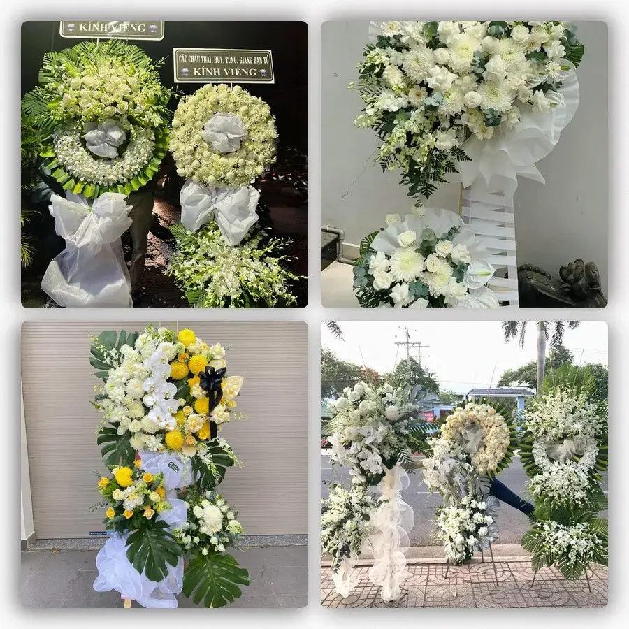 Bốn mẫu hoa đám tang Nguyên Bình