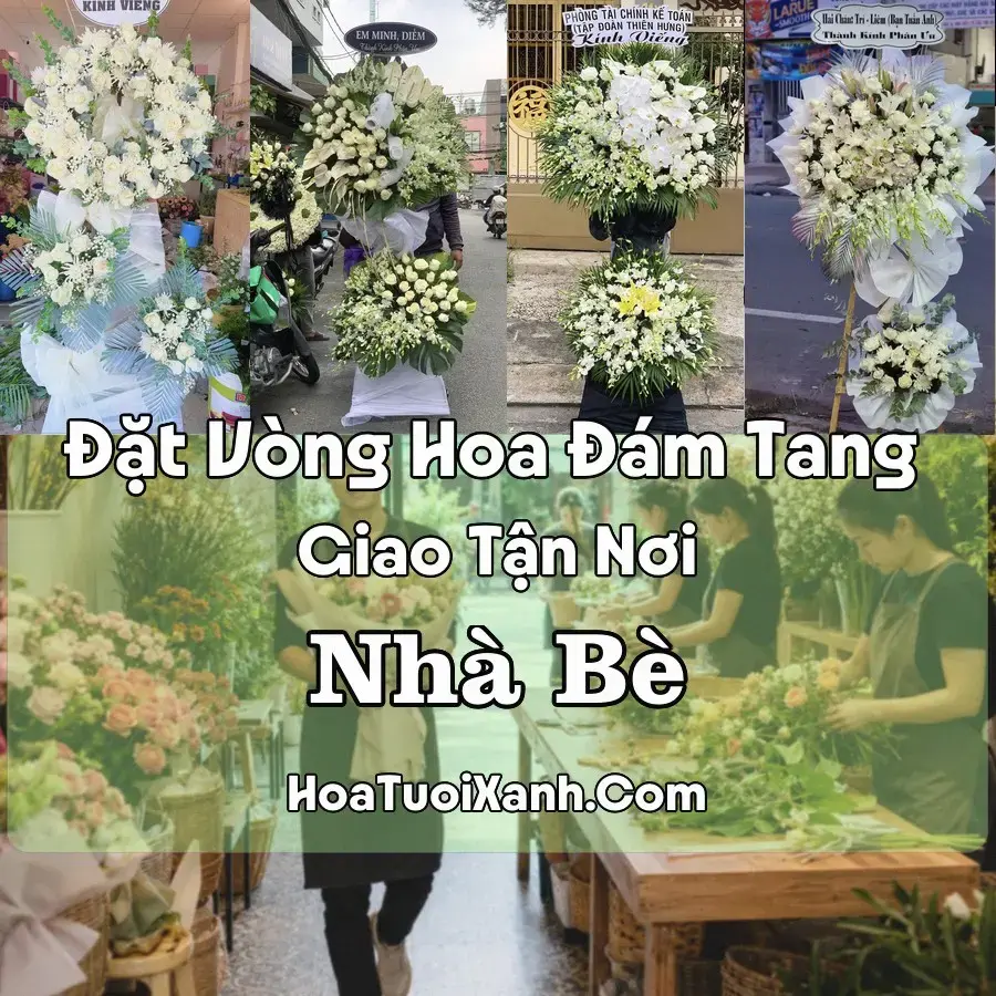 Hoa đám tang Nhà Bè