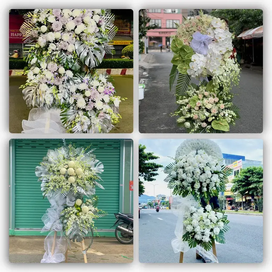 Bốn mẫu hoa đám tang Như Quỳnh