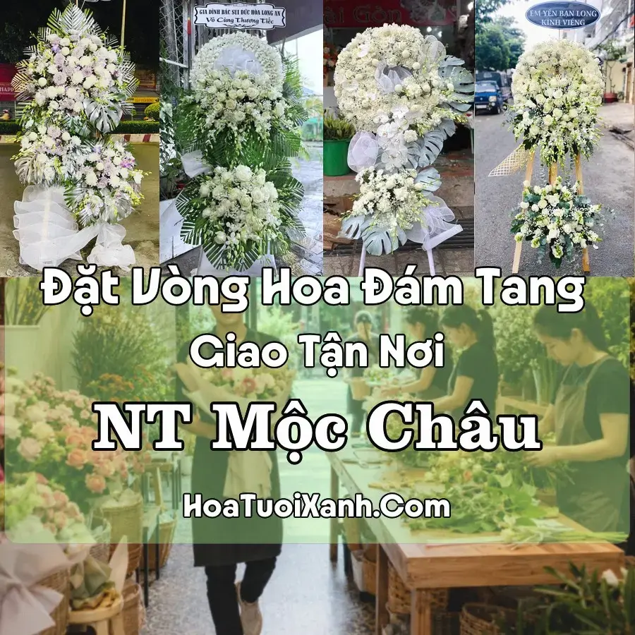Hoa Đám Tang NT Mộc Châu (Phường Mộc Sơn, Thảo Nguyên, Sơn La mới)