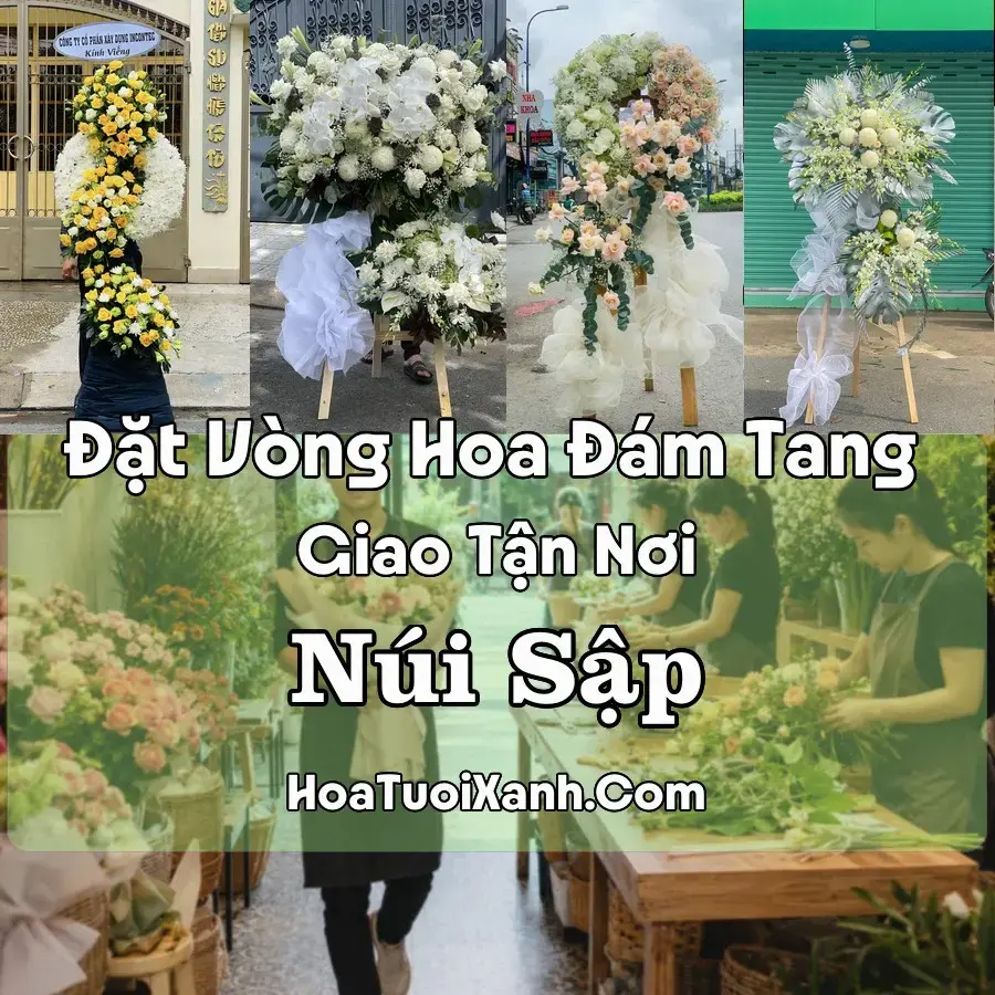 Hoa đám tang Núi Sập