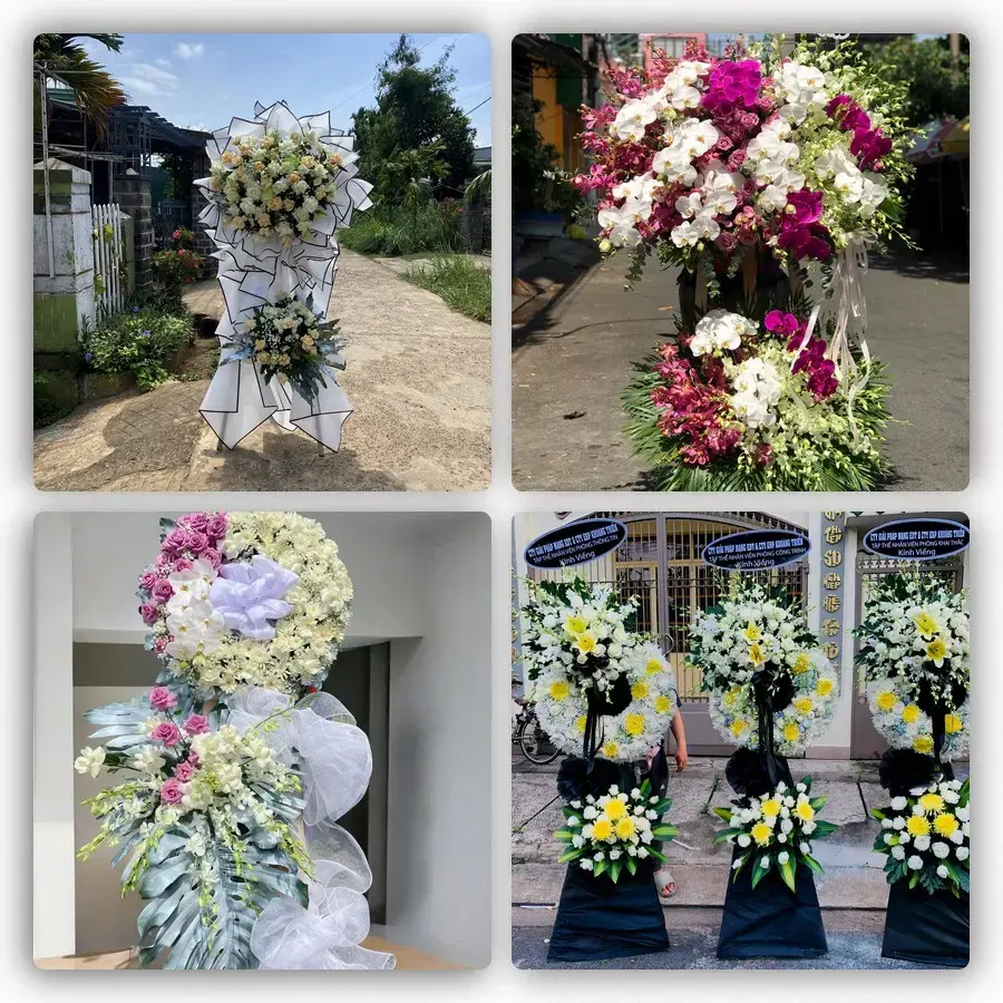 Bốn mẫu hoa đám tang Pác Miầu