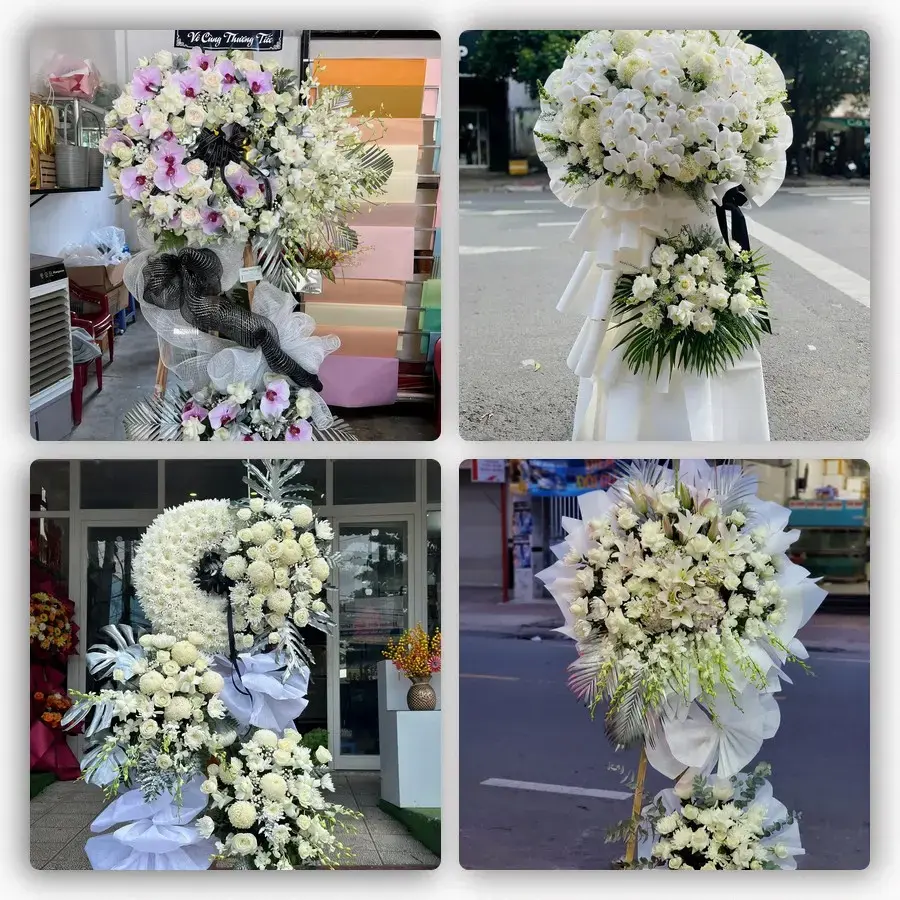 Bốn mẫu hoa đám tang Phú Thịnh