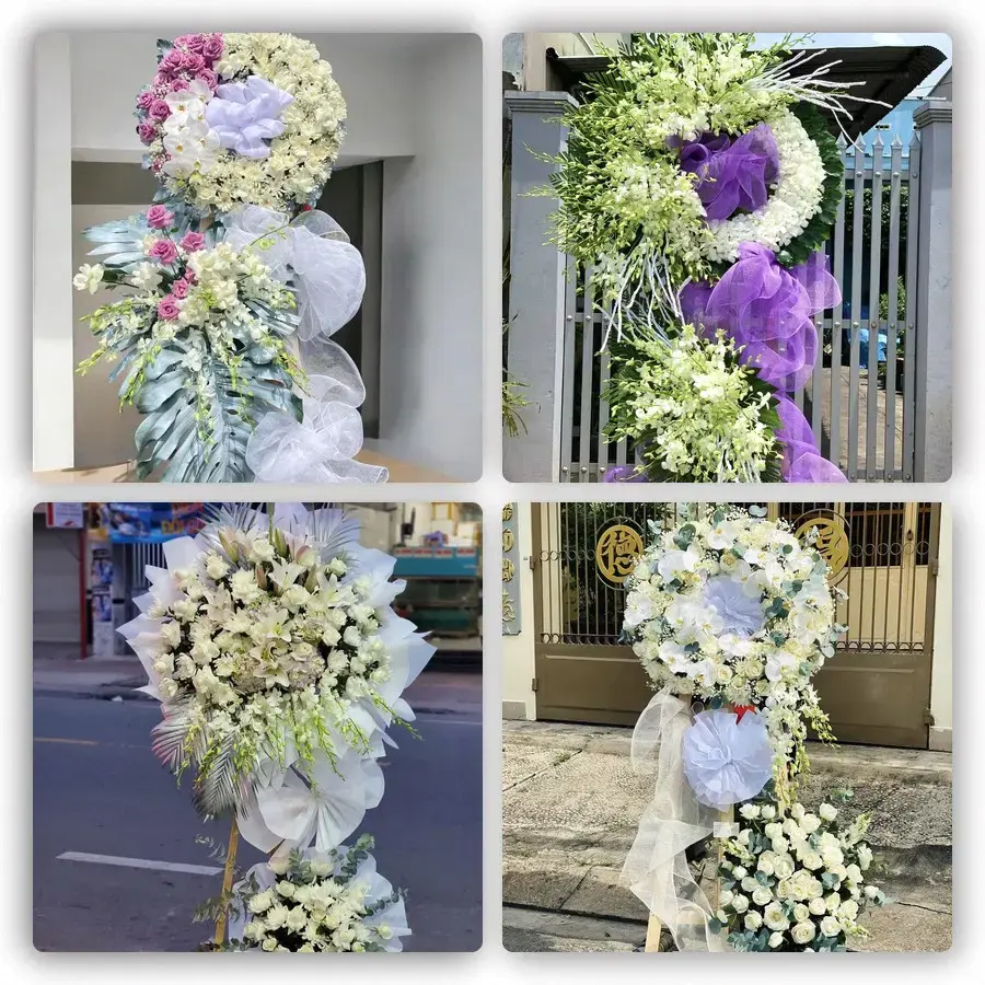 Bốn mẫu hoa đám tang Phúc Thọ