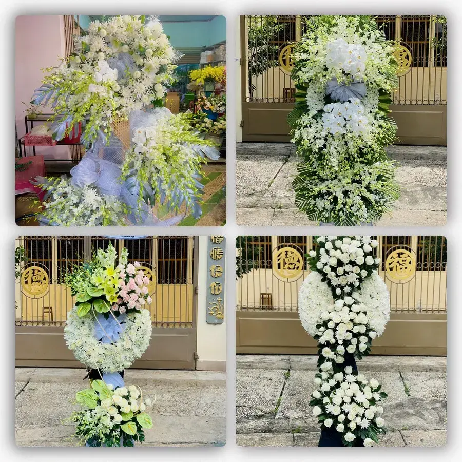 Bốn mẫu hoa đám tang Phúc Yên