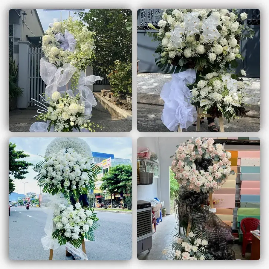 Bốn mẫu hoa đám tang Phước Bửu