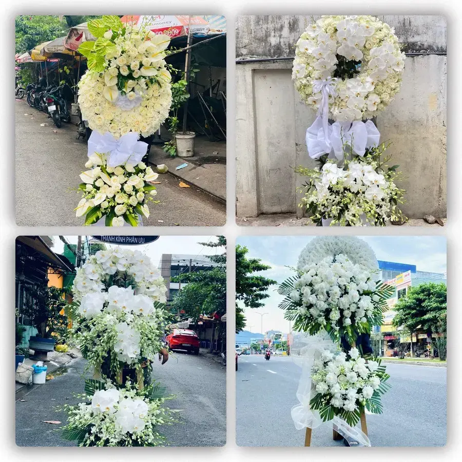 Bốn mẫu hoa đám tang Phước Cát