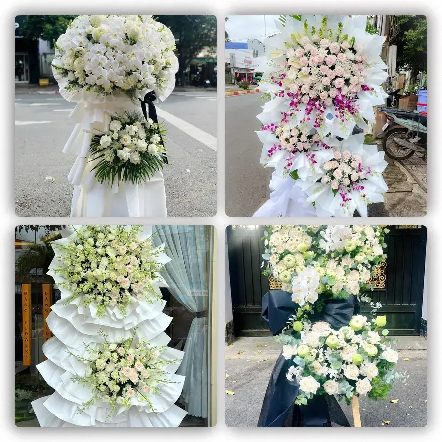Bốn mẫu hoa đám tang Pleiku