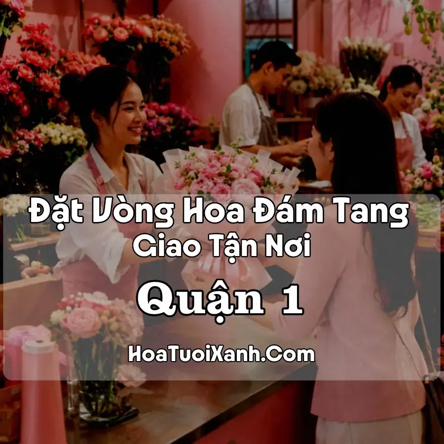 Hoa Đám Tang Quận 1 (Phường Sài Gòn, Tân Định, Cầu Ông Lãnh, TP.HCM mới)
