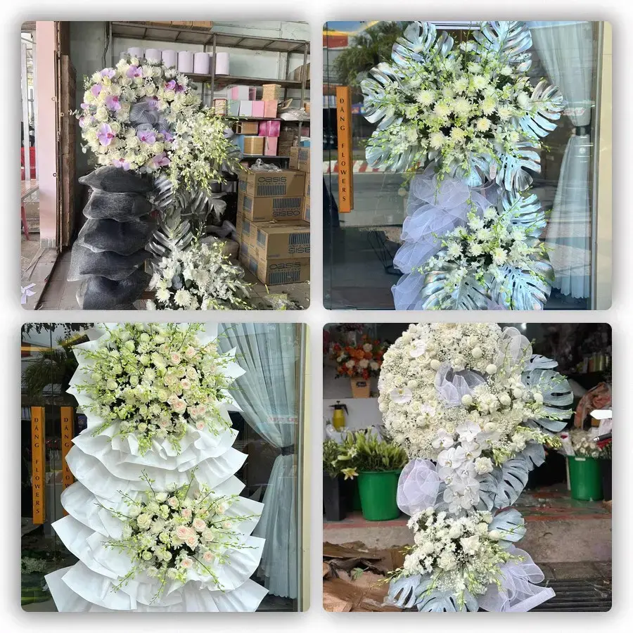Bốn mẫu hoa đám tang Quận Lê Chân