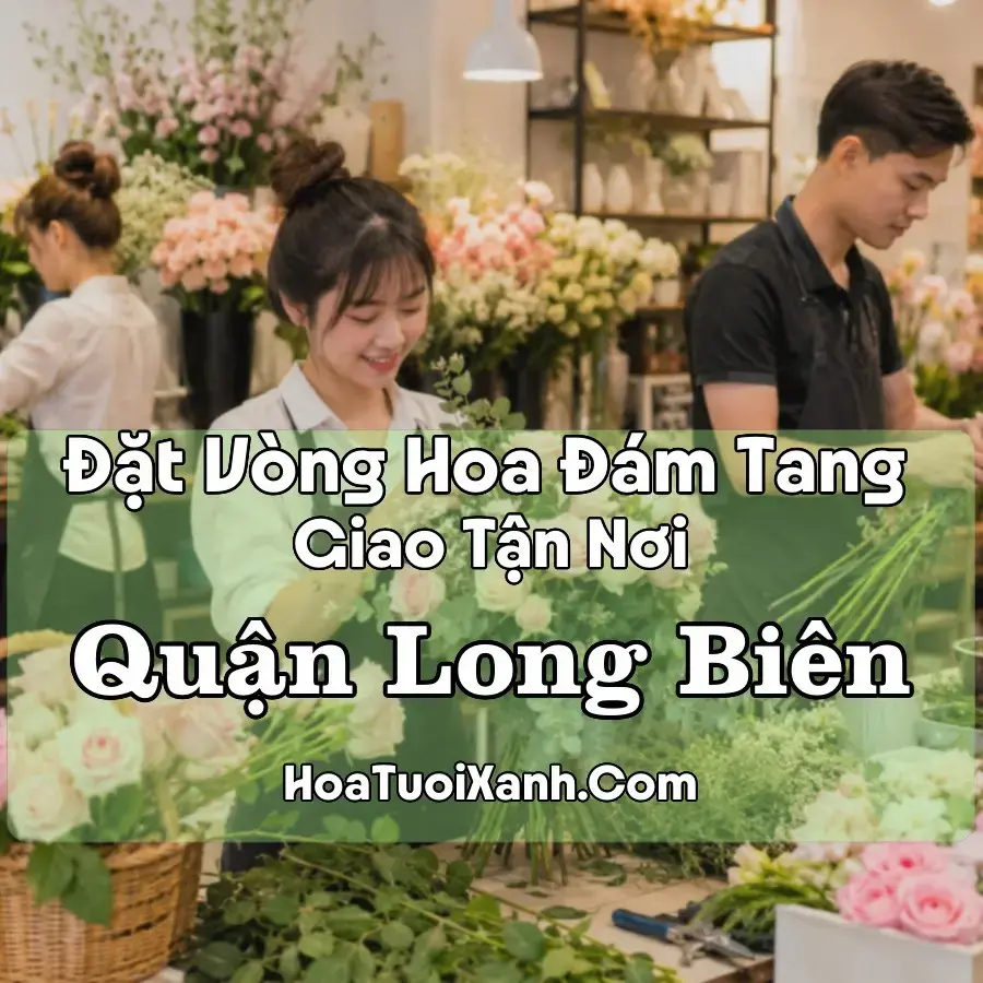 Hoa đám tang Quận Long Biên