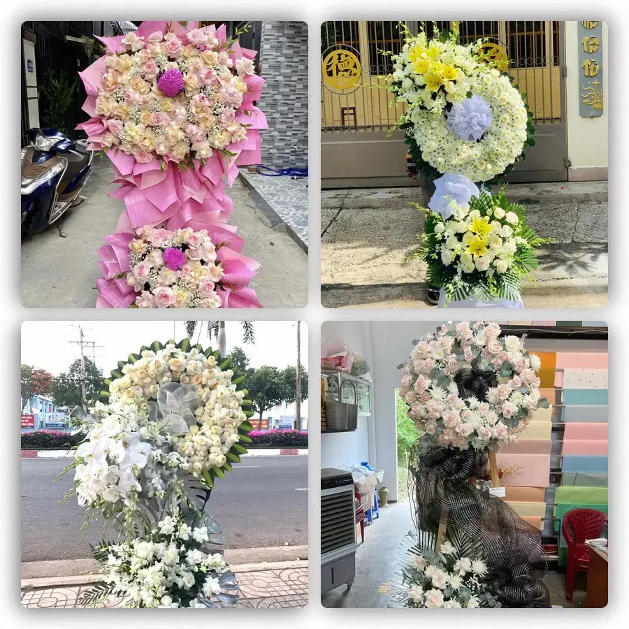 Bốn mẫu hoa đám tang Quận Thanh Xuân