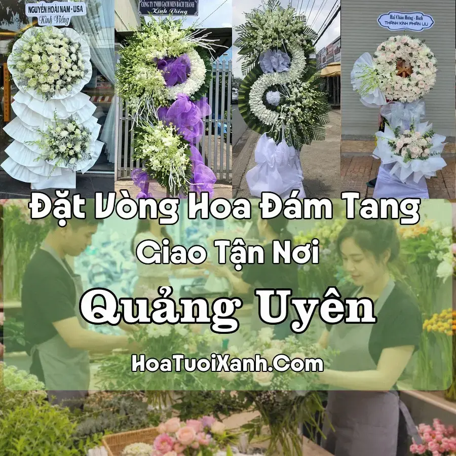 Hoa đám tang Quảng Uyên