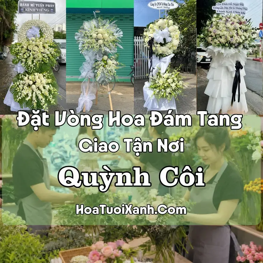 Hoa đám tang Quỳnh Côi