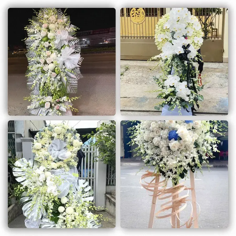 Bốn mẫu hoa đám tang Sông Mã