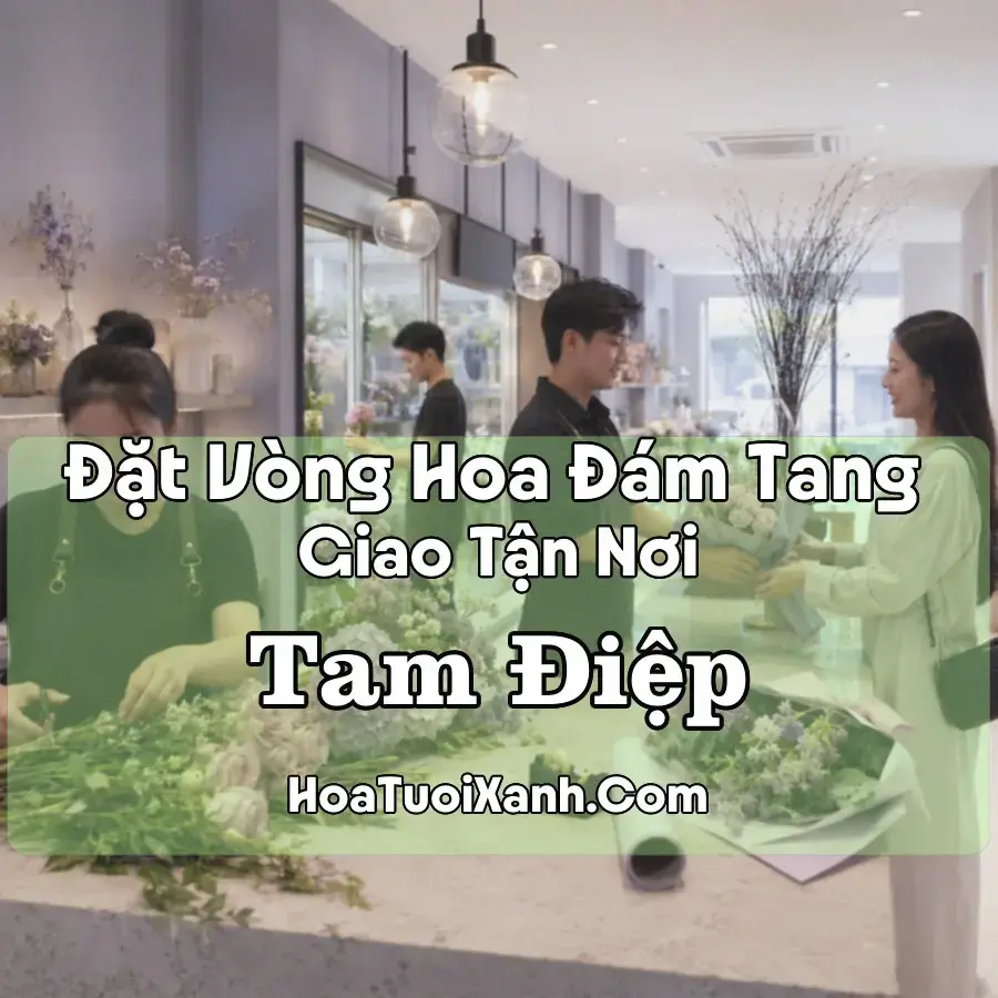 Hoa đám tang Tam Điệp