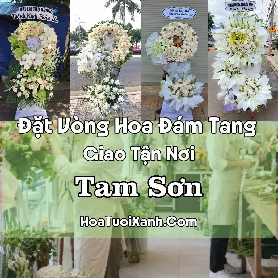 Hoa đám tang Tam Sơn