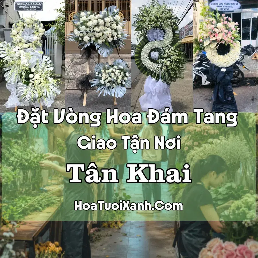 Hoa Đám Tang Tân Khai (Xã Tân Khai, Đồng Nai mới)