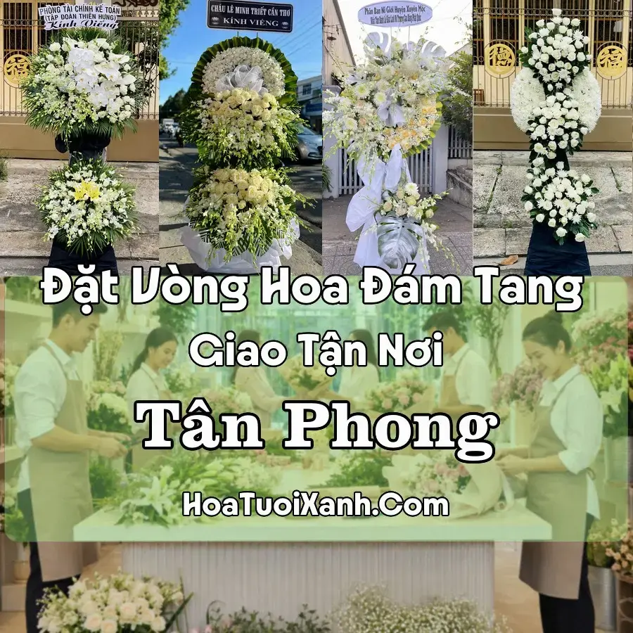 Hoa đám tang Tân Phong