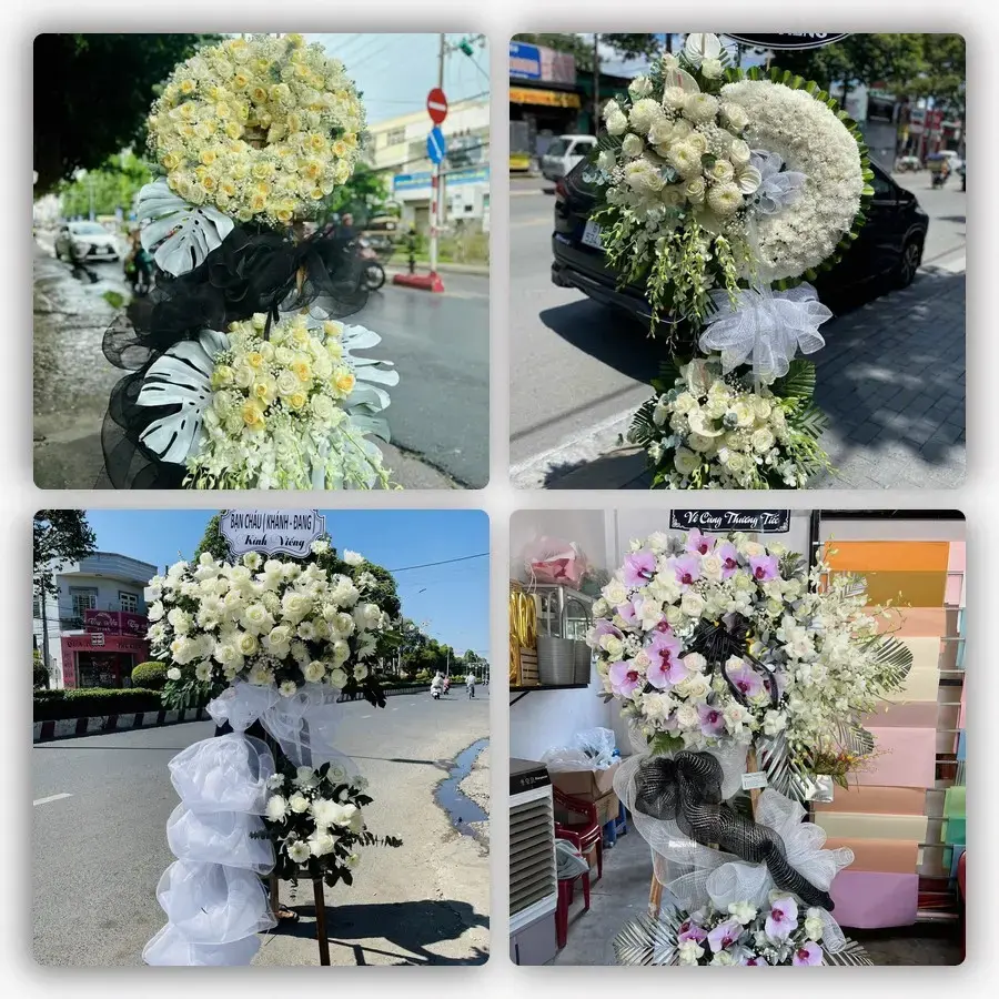 Bốn mẫu hoa đám tang Tây Đằng