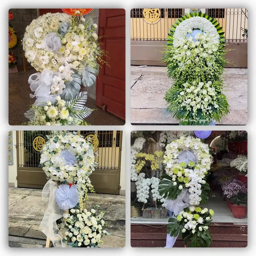 Bốn mẫu hoa đám tang Thanh An