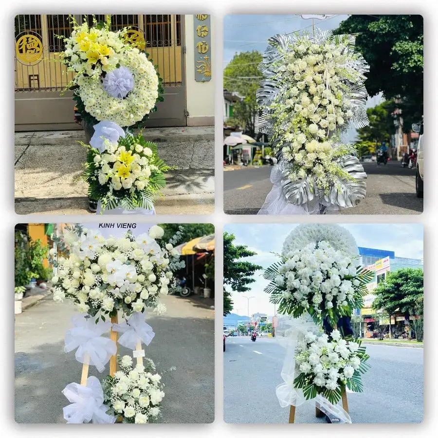 Bốn mẫu hoa đám tang Thanh Chương