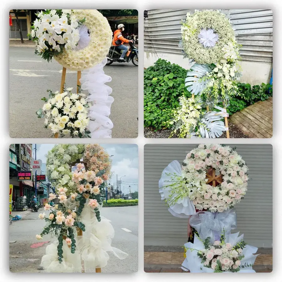 Bốn mẫu hoa đám tang Thanh Hóa