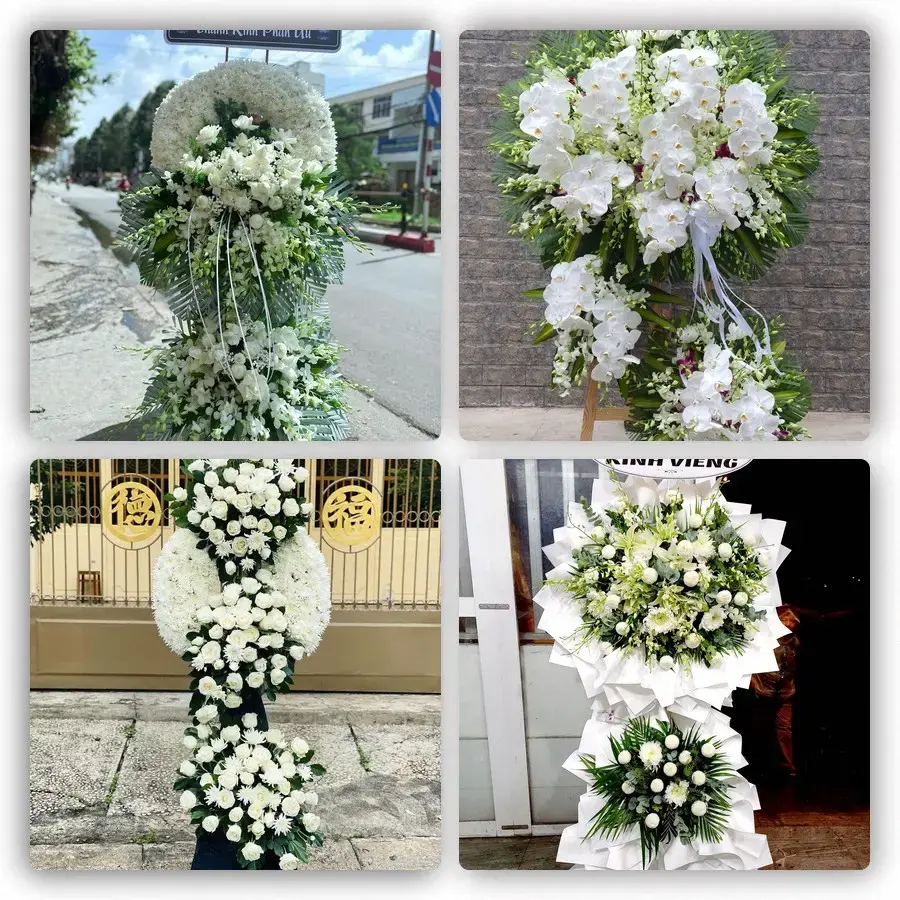 Bốn mẫu hoa đám tang Thọ Xuân