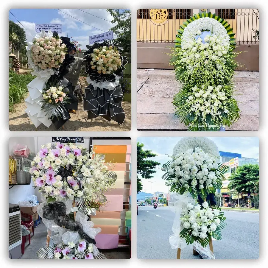 Bốn mẫu hoa đám tang Thủ Dầu Một