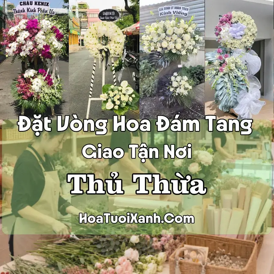 Hoa đám tang Thủ Thừa