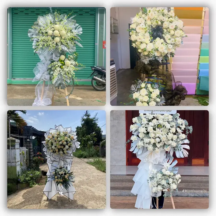 Bốn mẫu hoa đám tang Thuận An