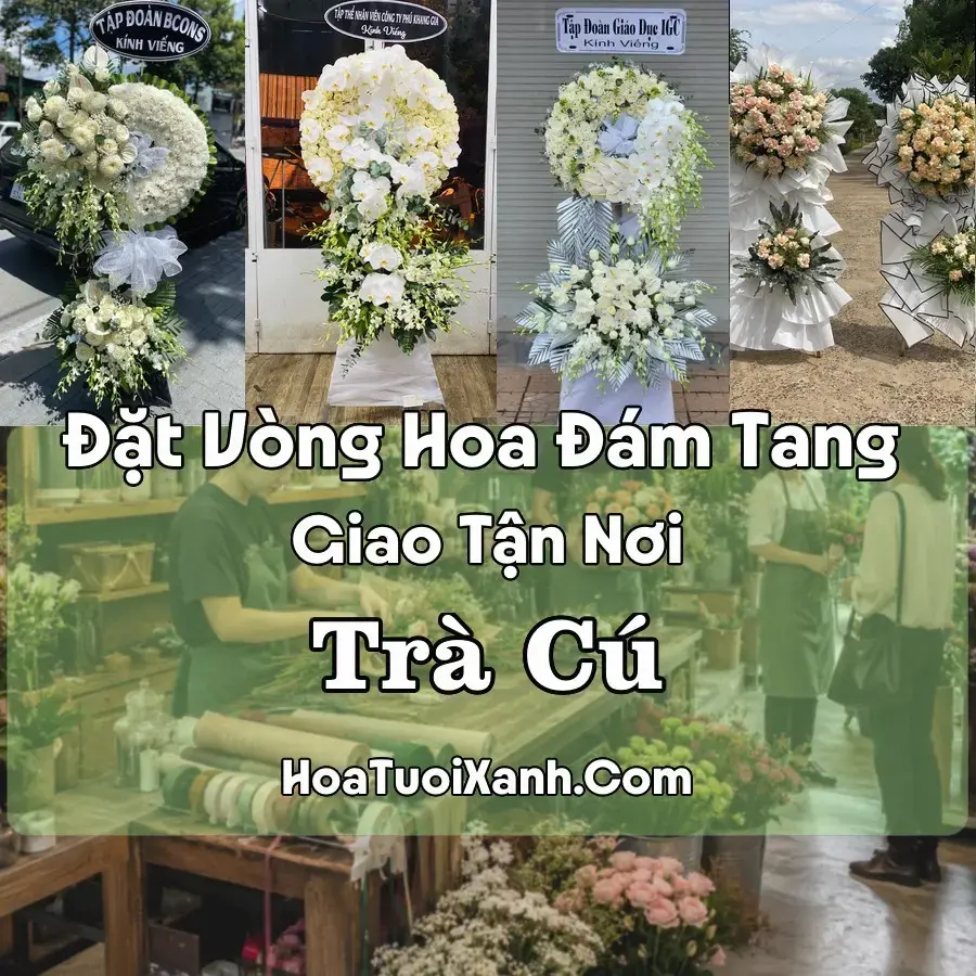 Hoa đám tang Trà Cú