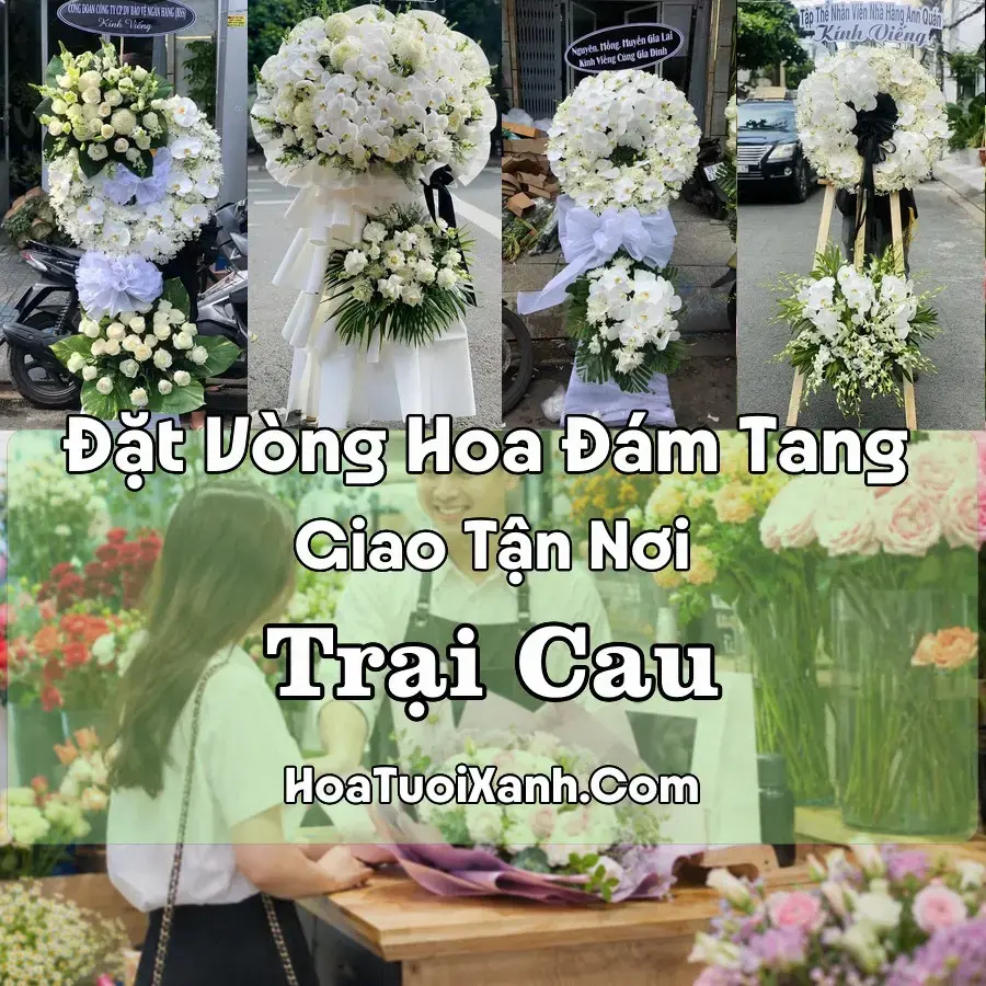 Hoa đám tang Trại Cau