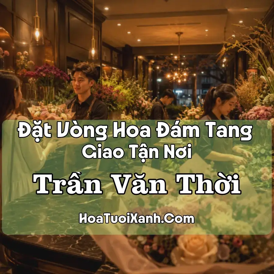 Hoa đám tang Trần Văn Thời