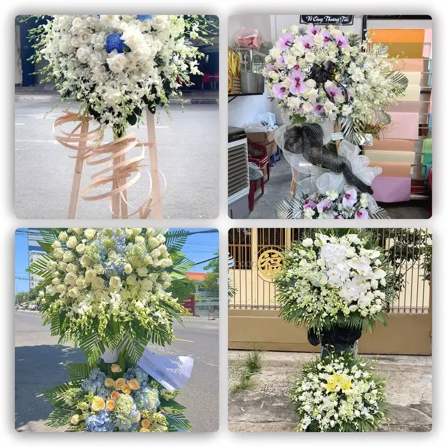 Bốn mẫu hoa đám tang Tuần Giáo