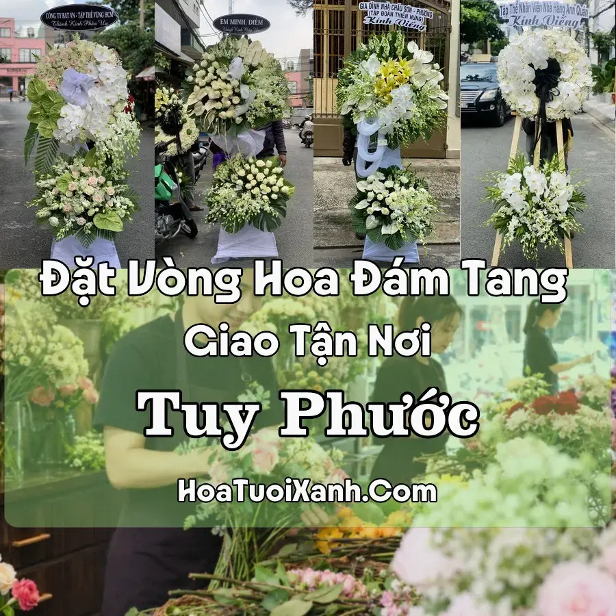 Hoa đám tang Tuy Phước