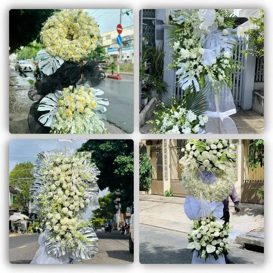 Bốn mẫu hoa đám tang U Minh