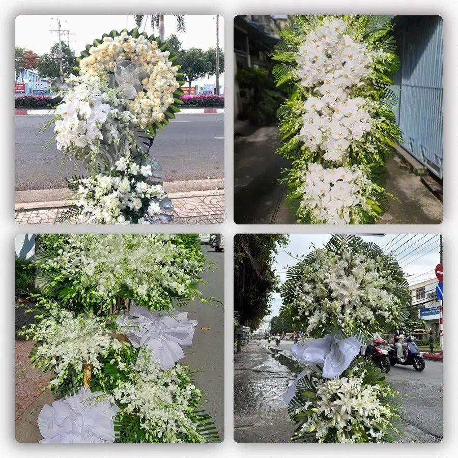 Bốn mẫu hoa đám tang Vị Xuyên