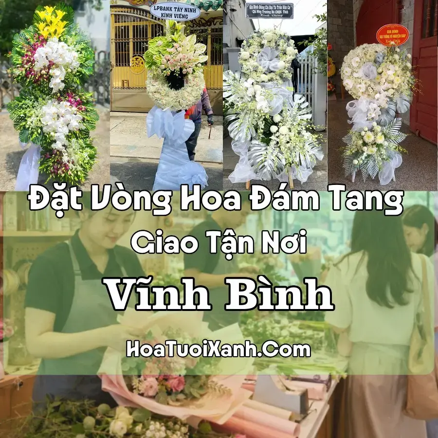 Hoa đám tang Vĩnh Bình