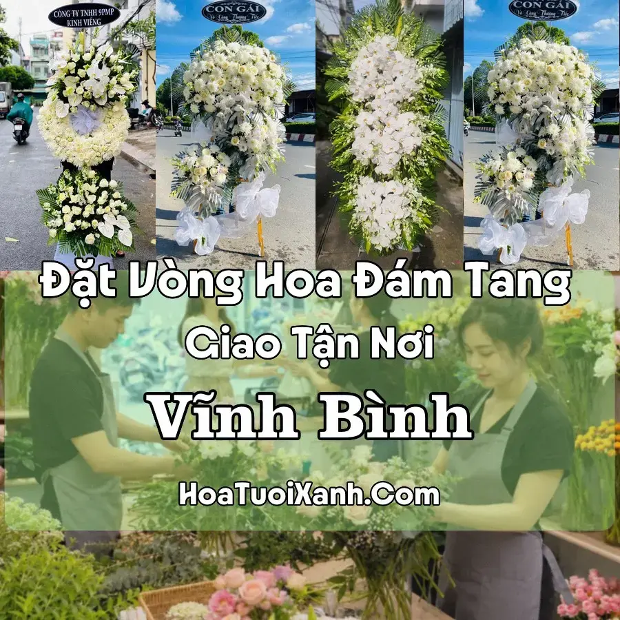 Hoa đám tang Vĩnh Bình