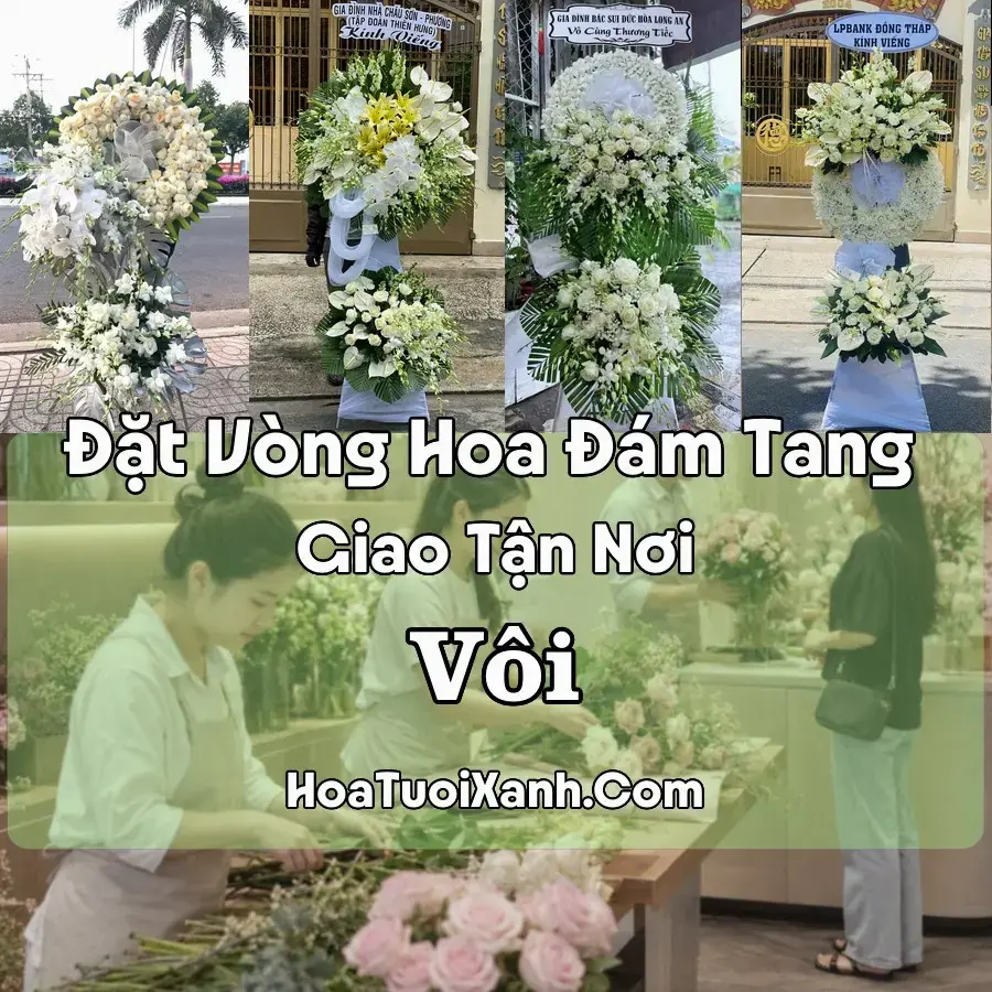 Hoa đám tang Vôi