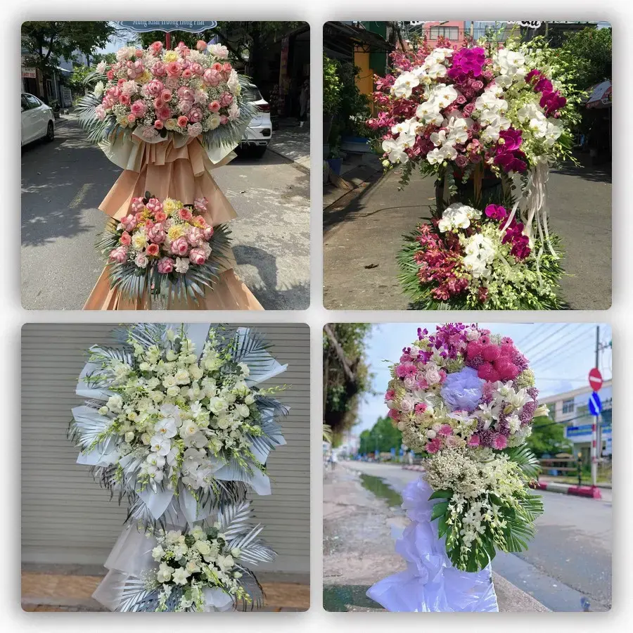 Bốn mẫu hoa đám tang Vũng Tàu