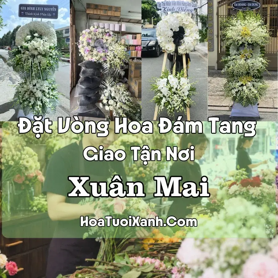 Hoa đám tang Xuân Mai